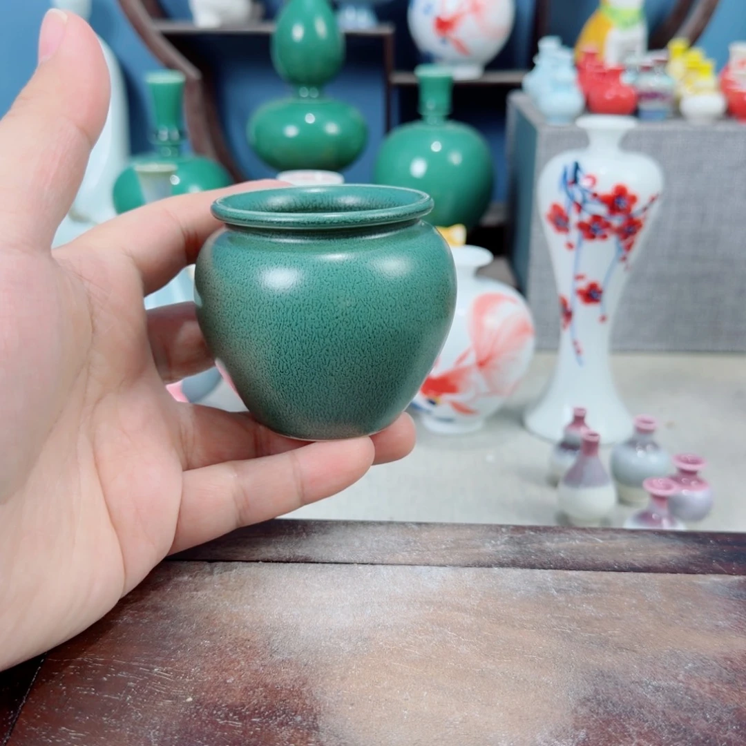 陶瓷手工小花器摆件