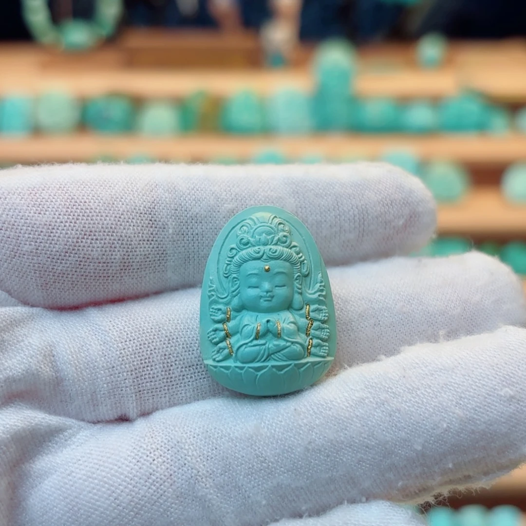 绿松石未镶嵌配饰