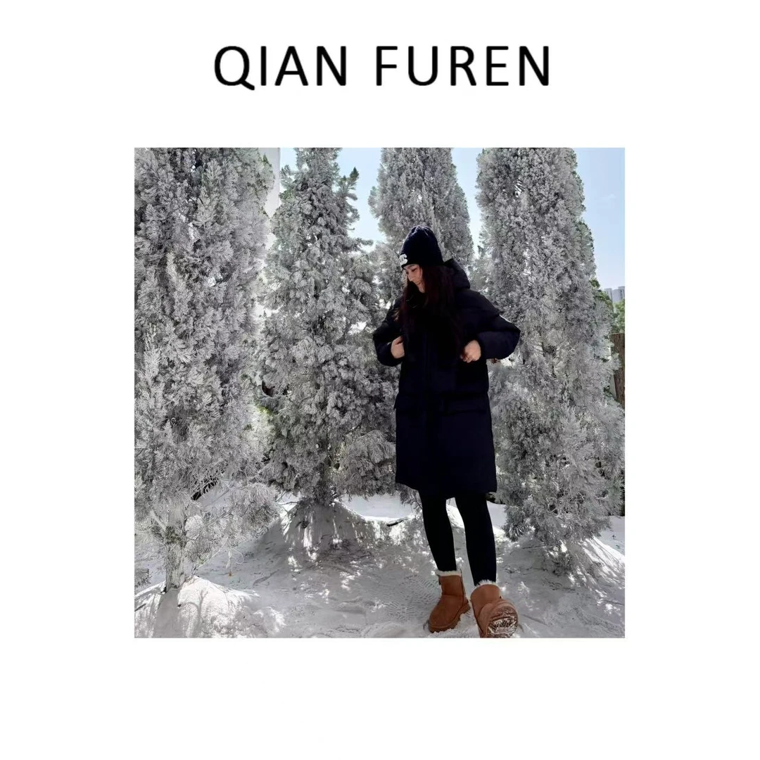 【大口袋】25ss新款大口袋加厚保暖长款鹅绒服男女同款新款保暖