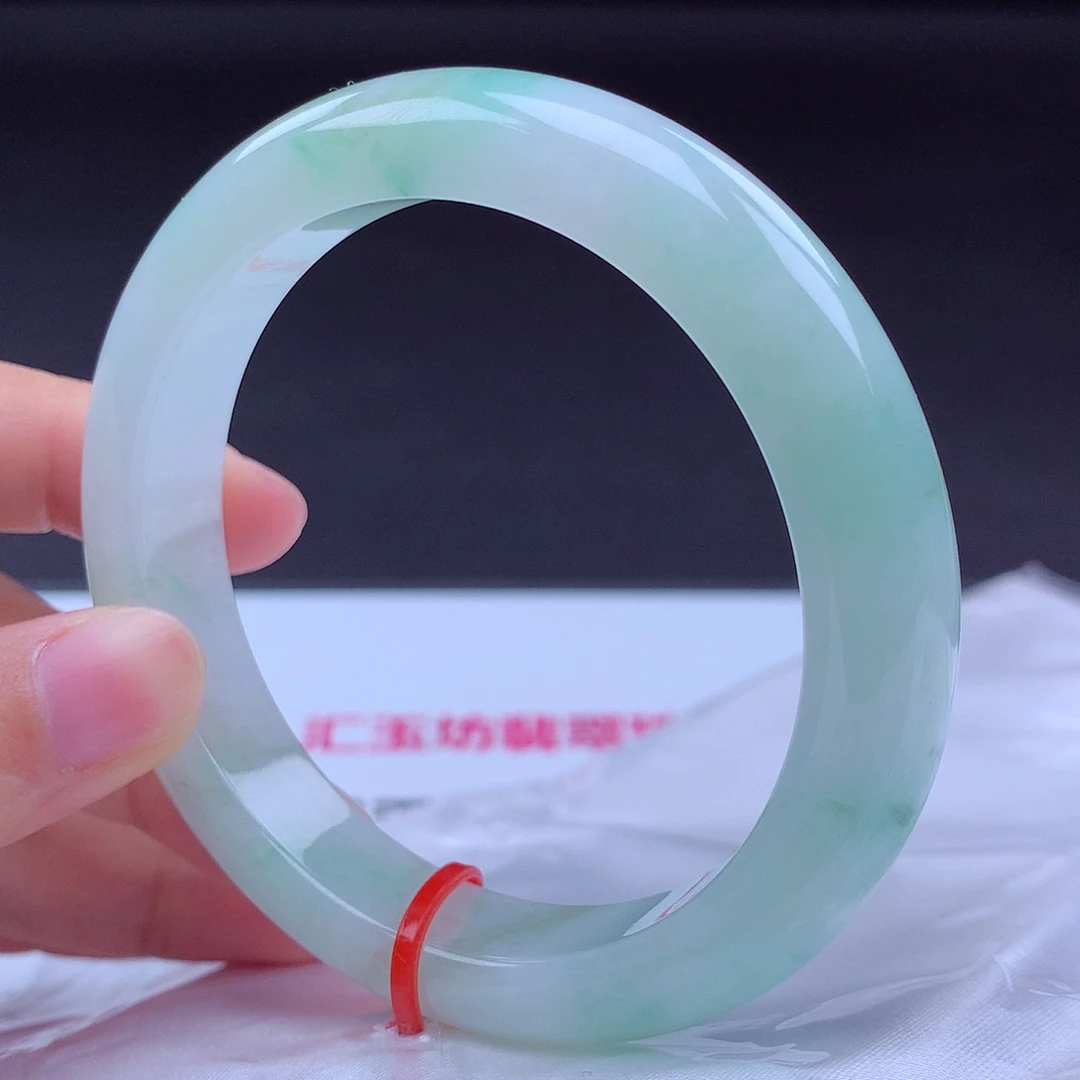 翡翠未镶嵌手镯手镯001383