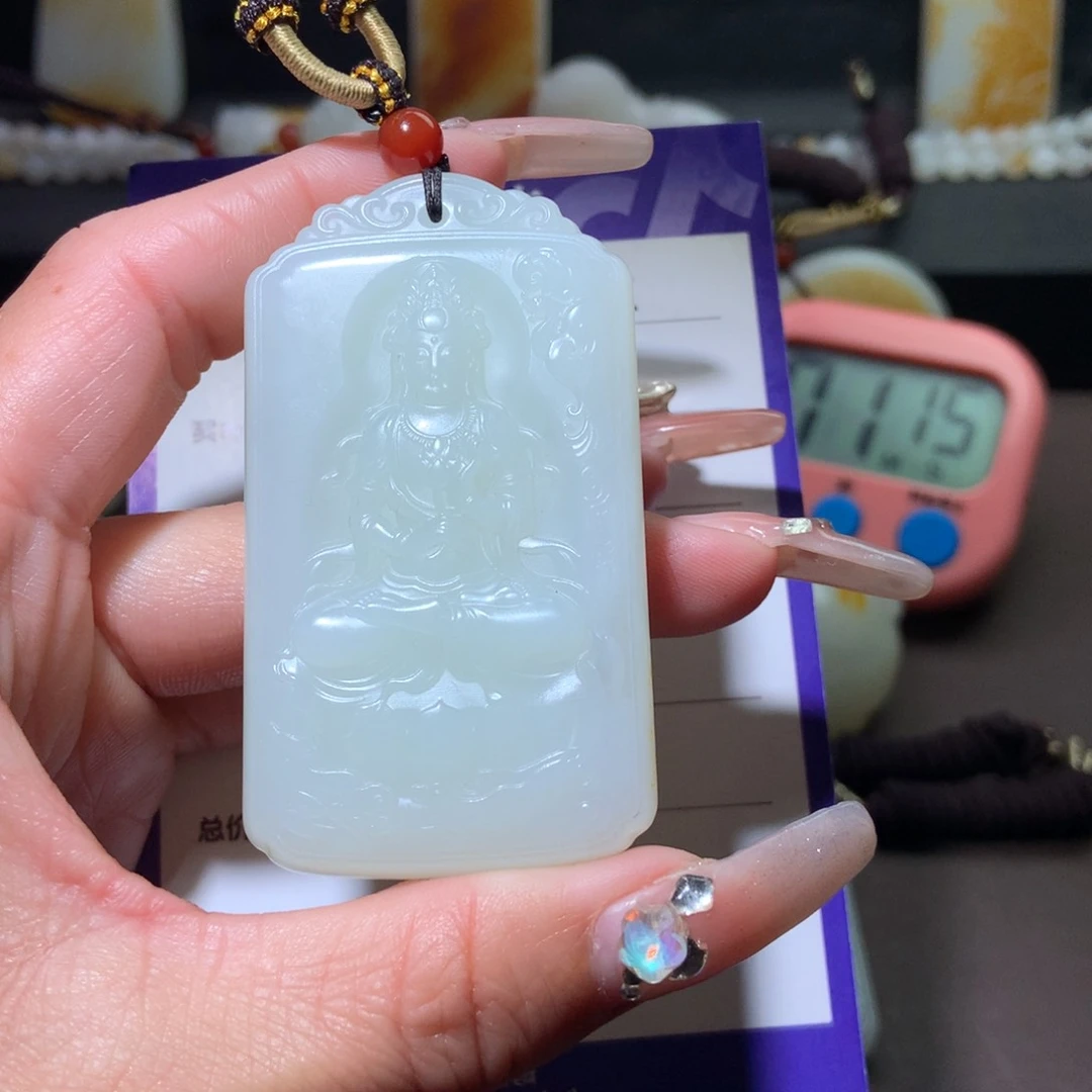 和田玉挂件未镶嵌尊*