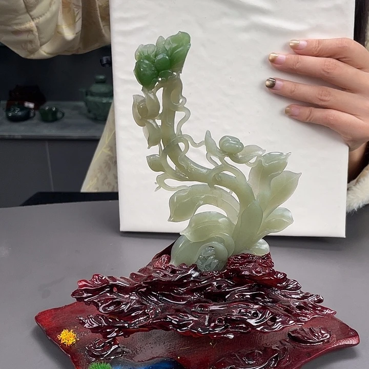 和田玉未镶嵌摆件