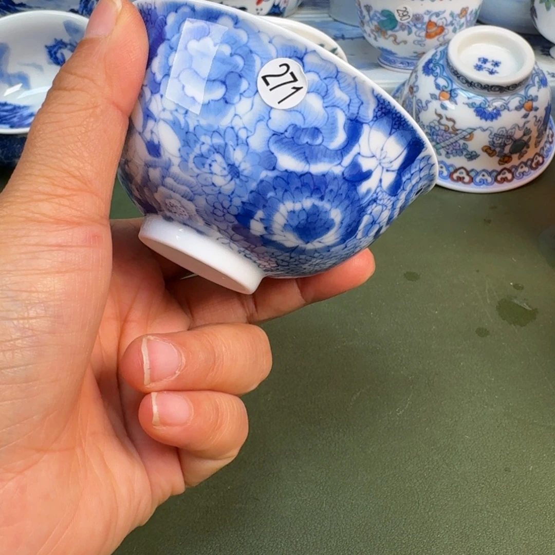 陶景德镇纯手绘茶具圆圆271