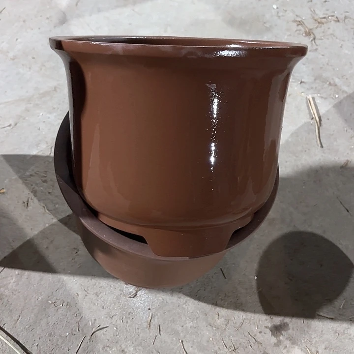 紫砂花盆50/2。 24-18.5