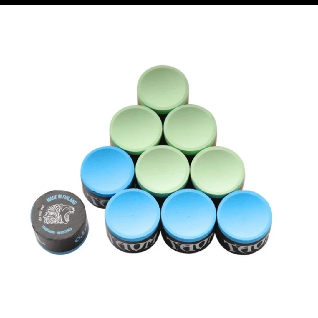 塔悟姆台球巧克粉taom 塔唔姆巧粉绿色