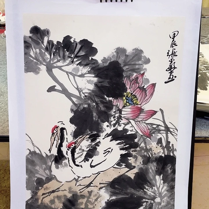 国画张圣敏先生纯手绘作品