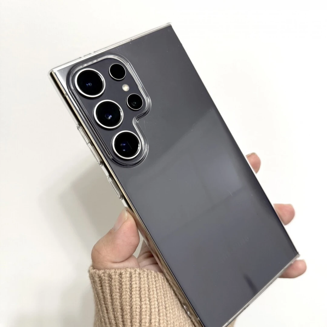 适用三星s25Ultra手机壳s24ultra超薄透明S23 简约高透不发黄硬壳