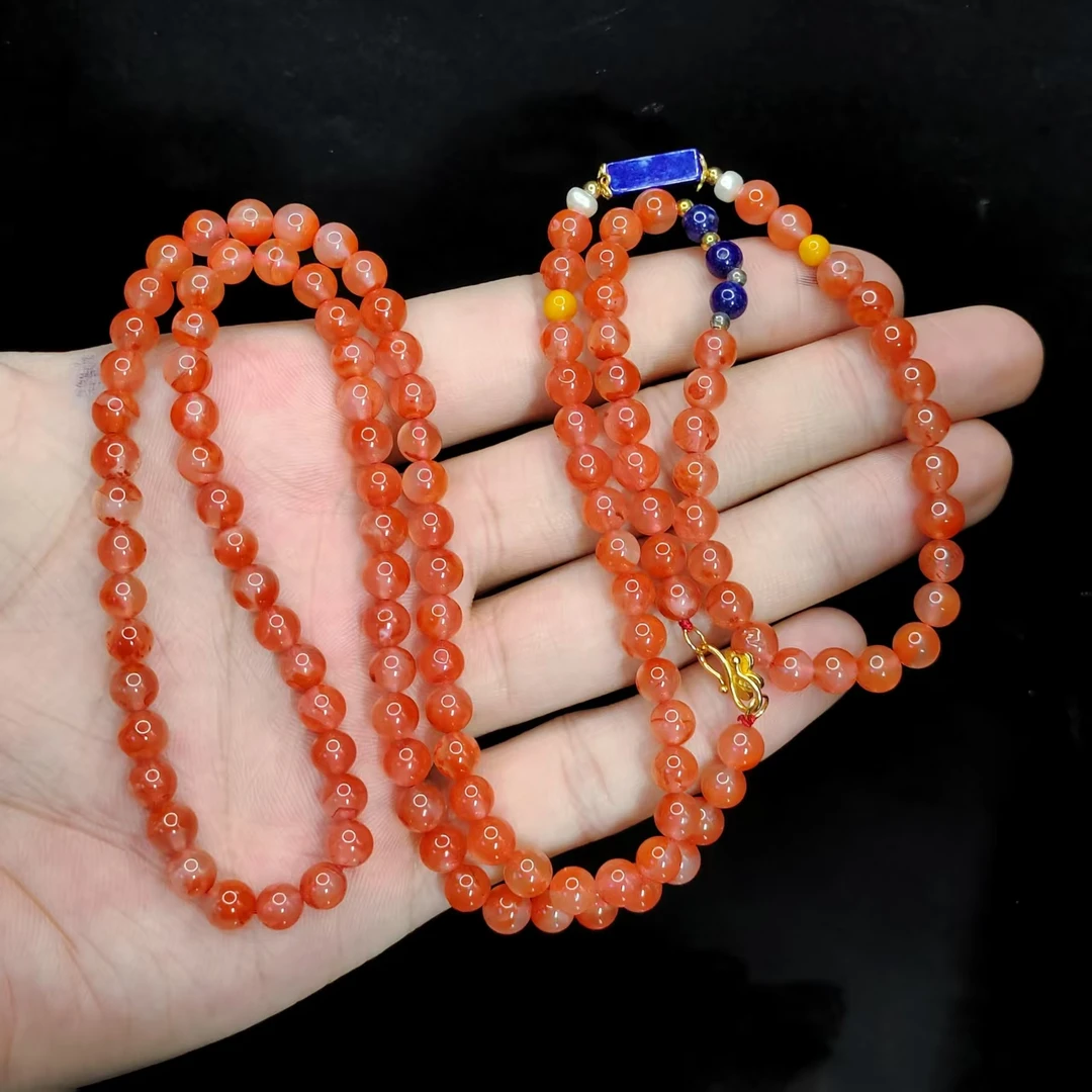 【李想精选】南红DIY女神链Z2-约6mm