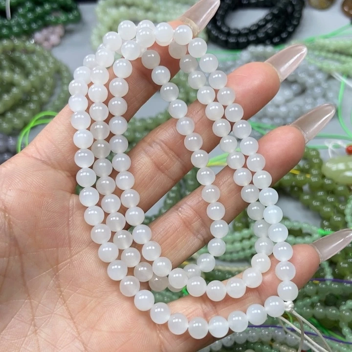 和田玉颈饰未镶嵌6