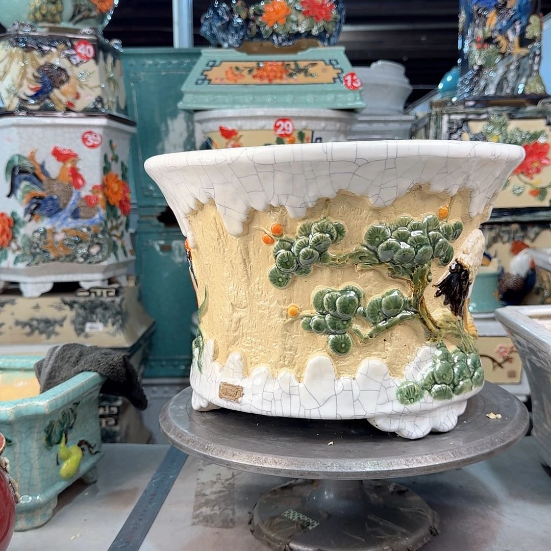平**我岭南100,000花盆，花盆