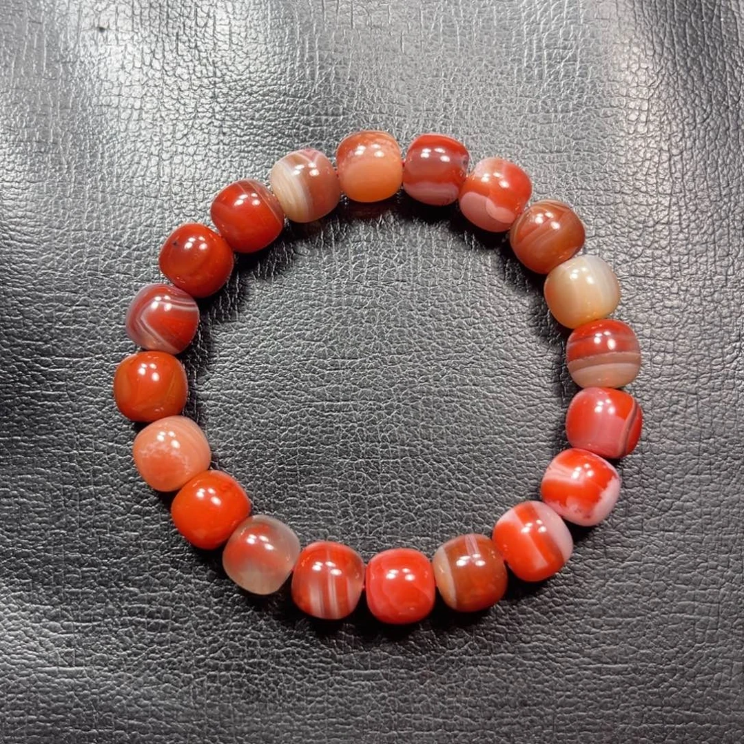 南红玛瑙未镶嵌老型单圈