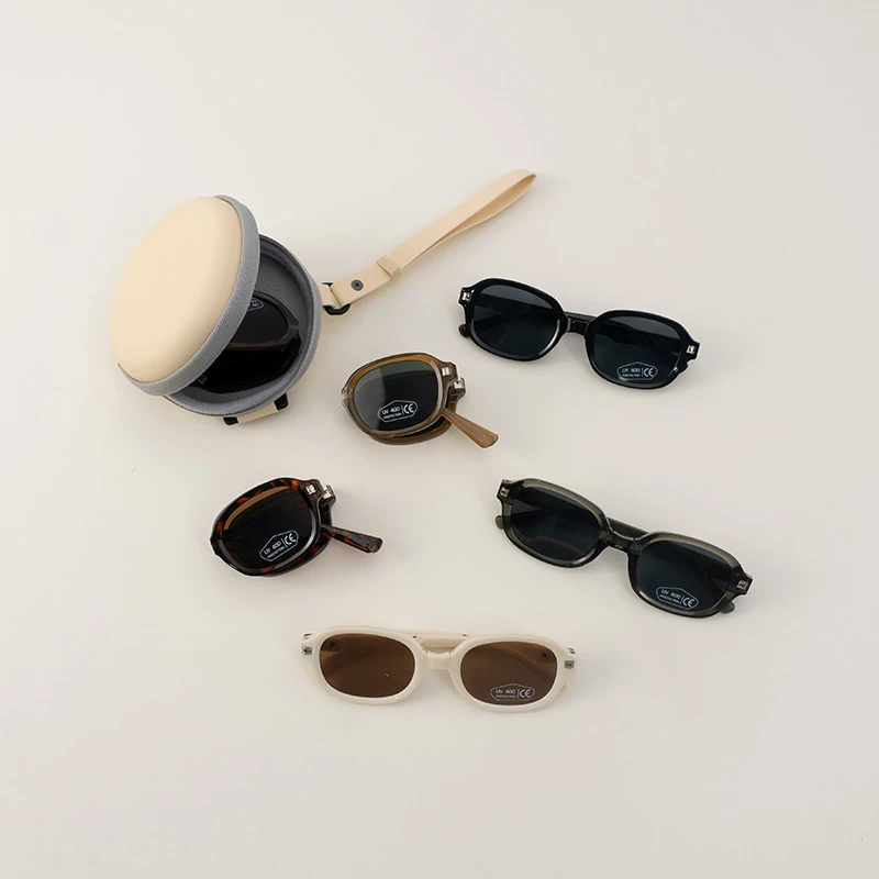 儿童太阳镜韩版男童女童可折叠墨镜宝宝偏光遮阳眼镜夏季防紫外线