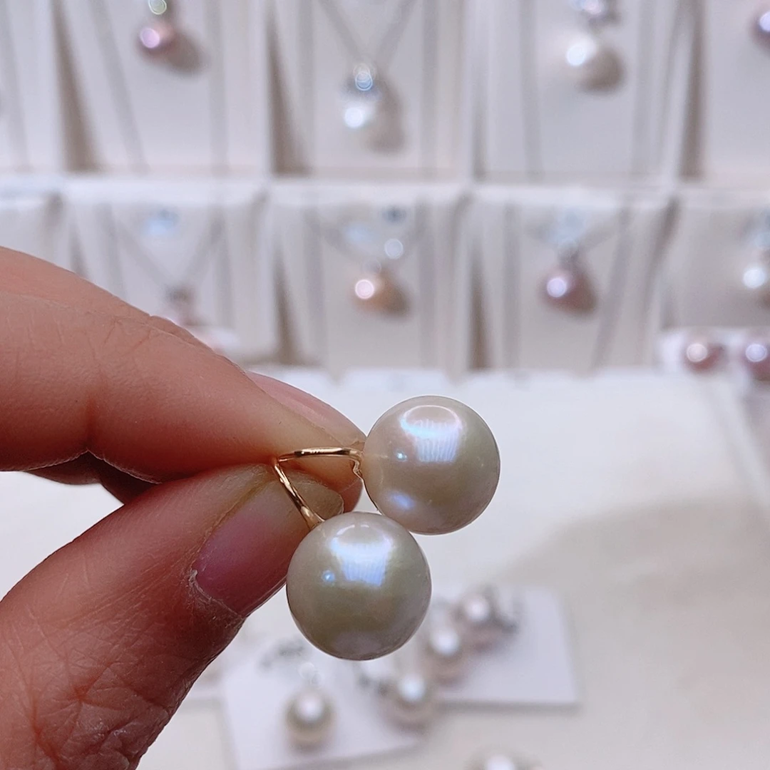 颈饰银S925镶嵌淡水珍珠养****