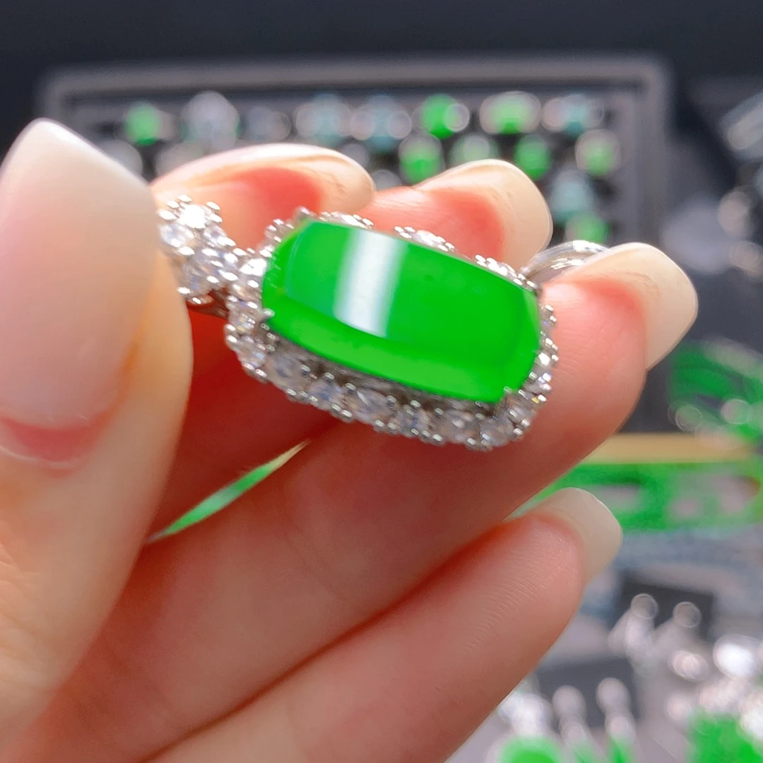 未镶嵌戒指翡翠天然翡翠