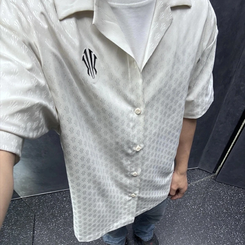 ANTA/安踏凯里欧文系列短袖衬衫夏季新款男士短袖上衣老风休闲