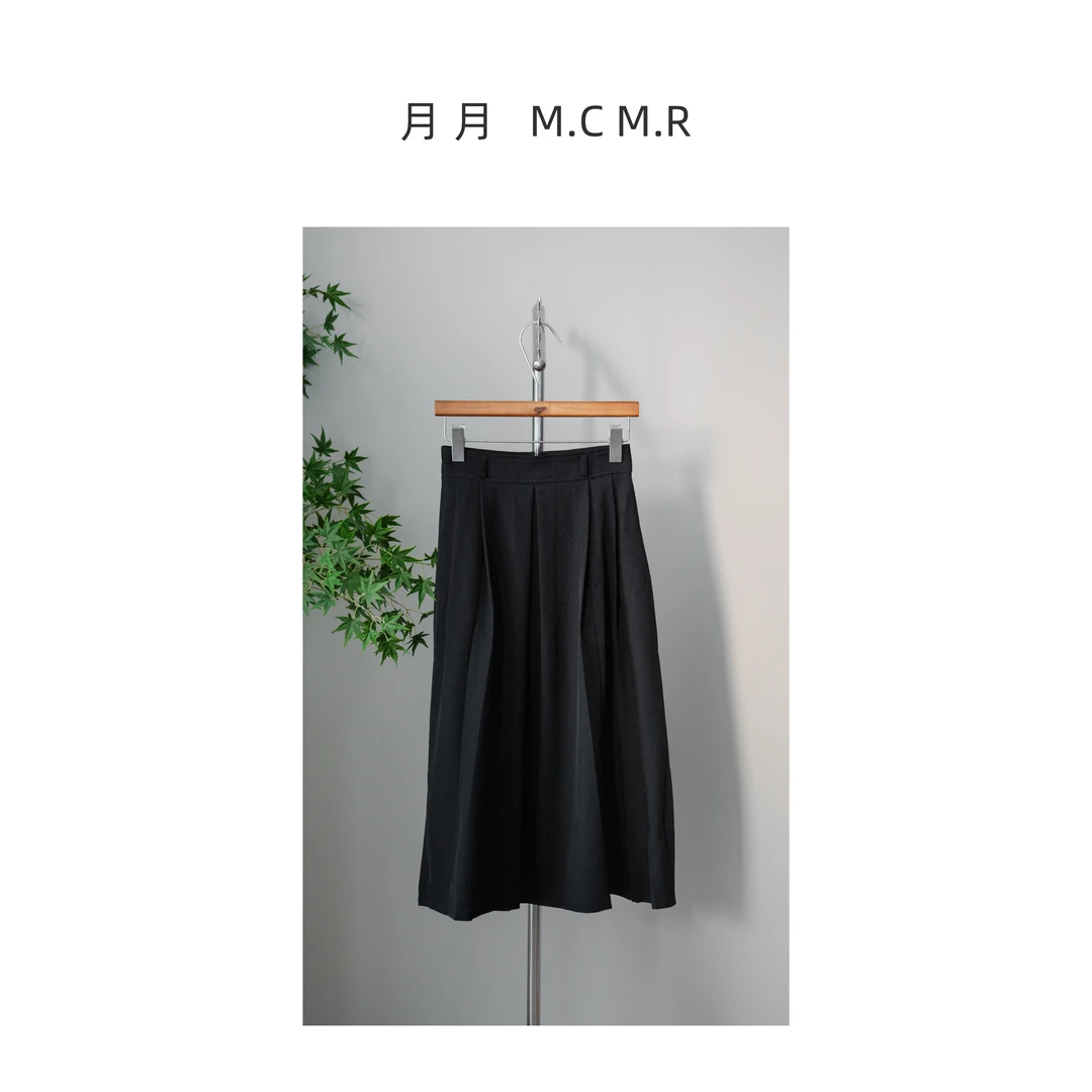 105百搭半裙/黑色SL各1米色S1