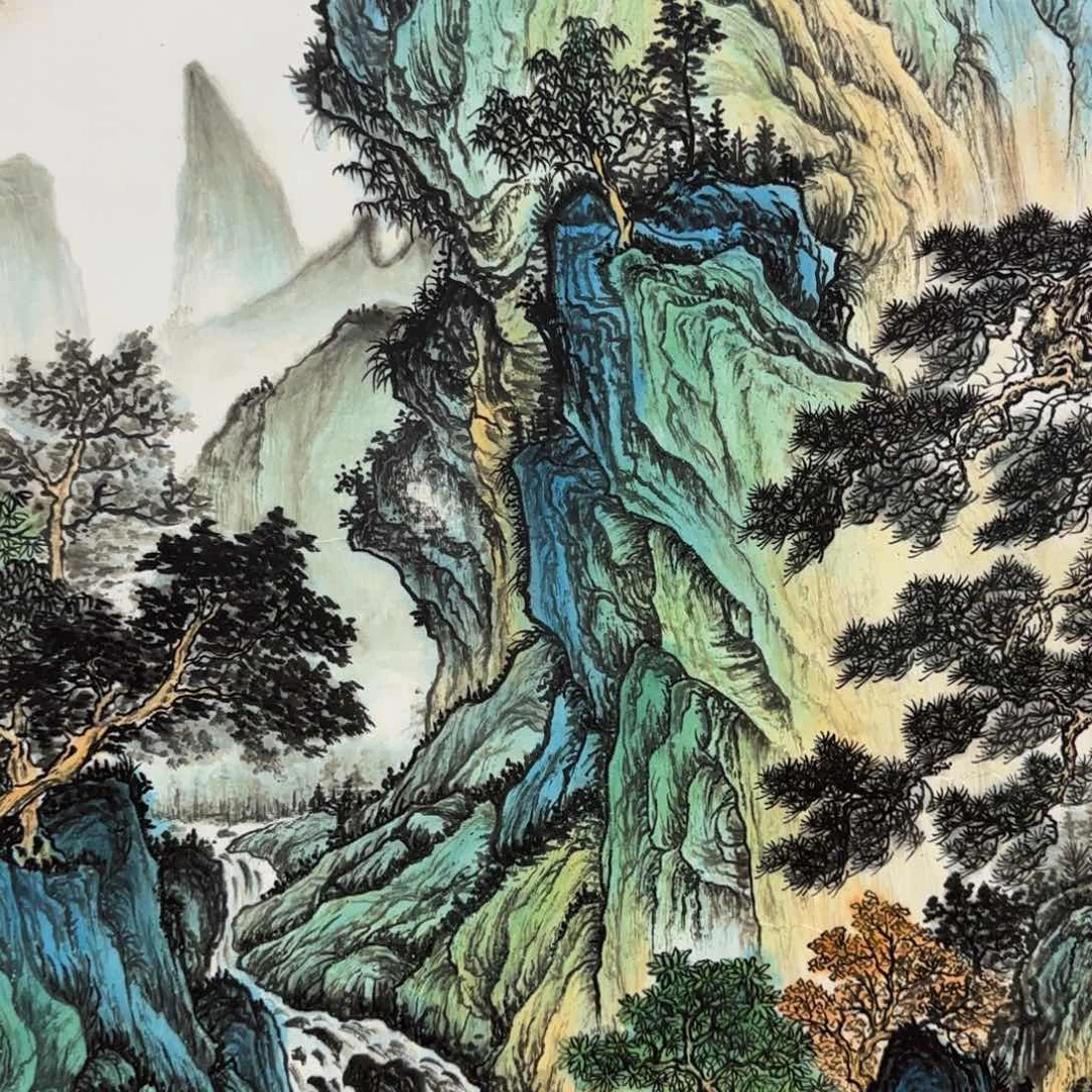 国画QA原创山水作品！带证书！限购一单