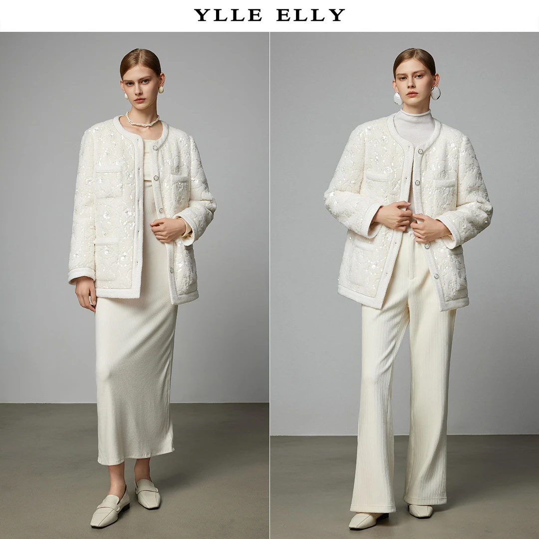 【专柜同款】百搭时尚设计感小香风外套冬季YC427310695