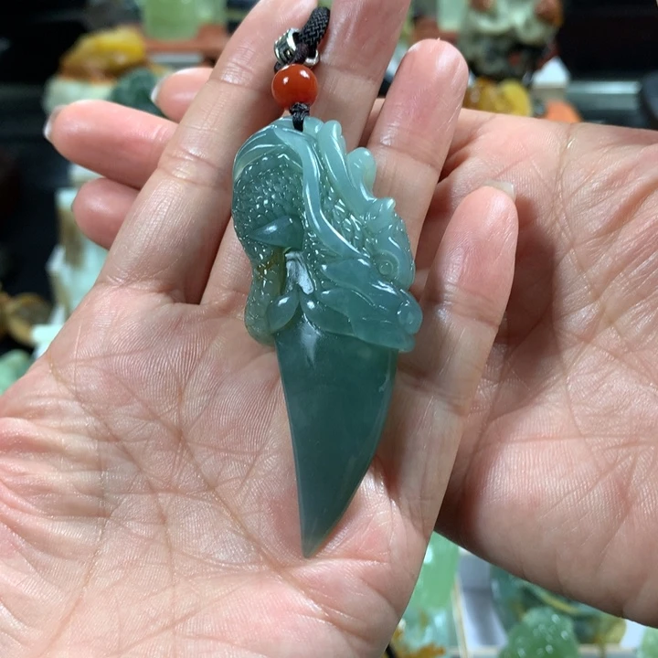 蛇纹石玉未镶嵌手把件