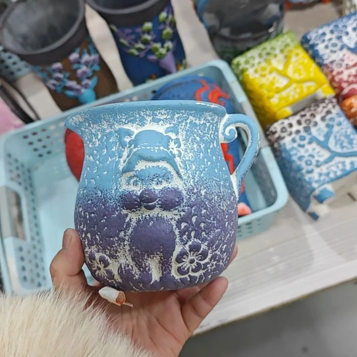 陶吸水透气的白陶花盆凑满12发货