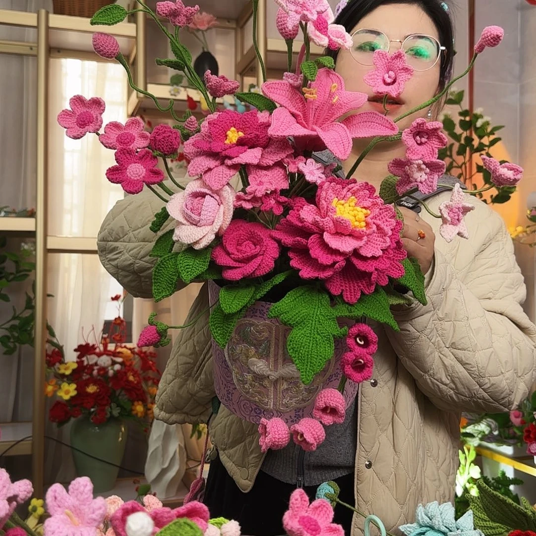 手工钩织设计福桶