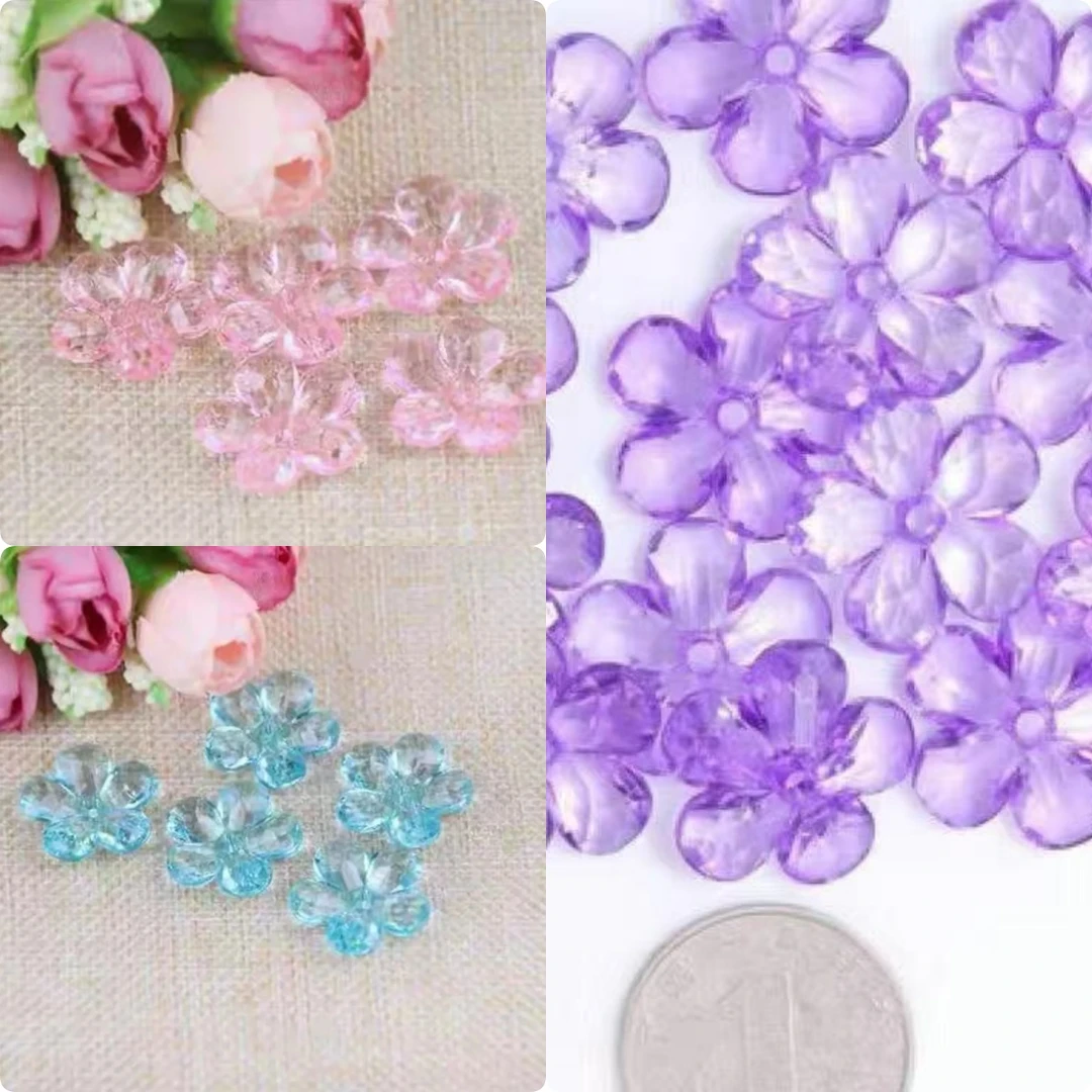 【追艺买二送一】胖嘟嘟五瓣花仿真花饰品手工DIY配件小盆栽花瓣