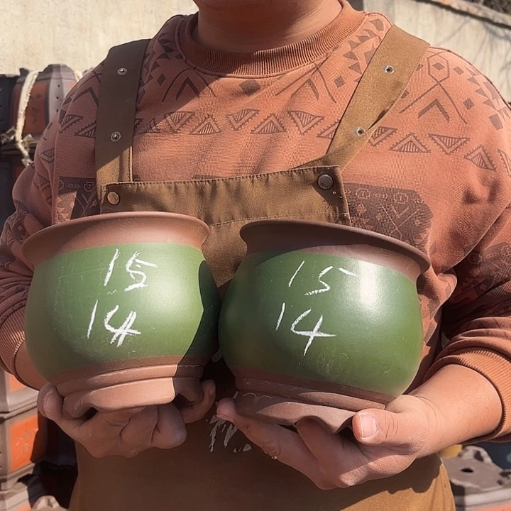 紫砂紫砂花盆盆栽