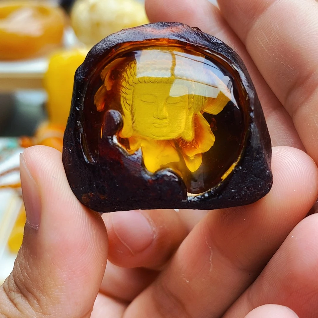 蜜蜡颈饰未镶嵌天然保真假一赔十105