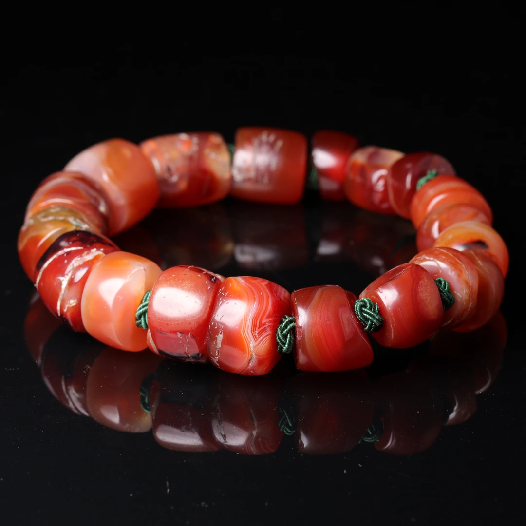 明代天然玛瑙手串-LM