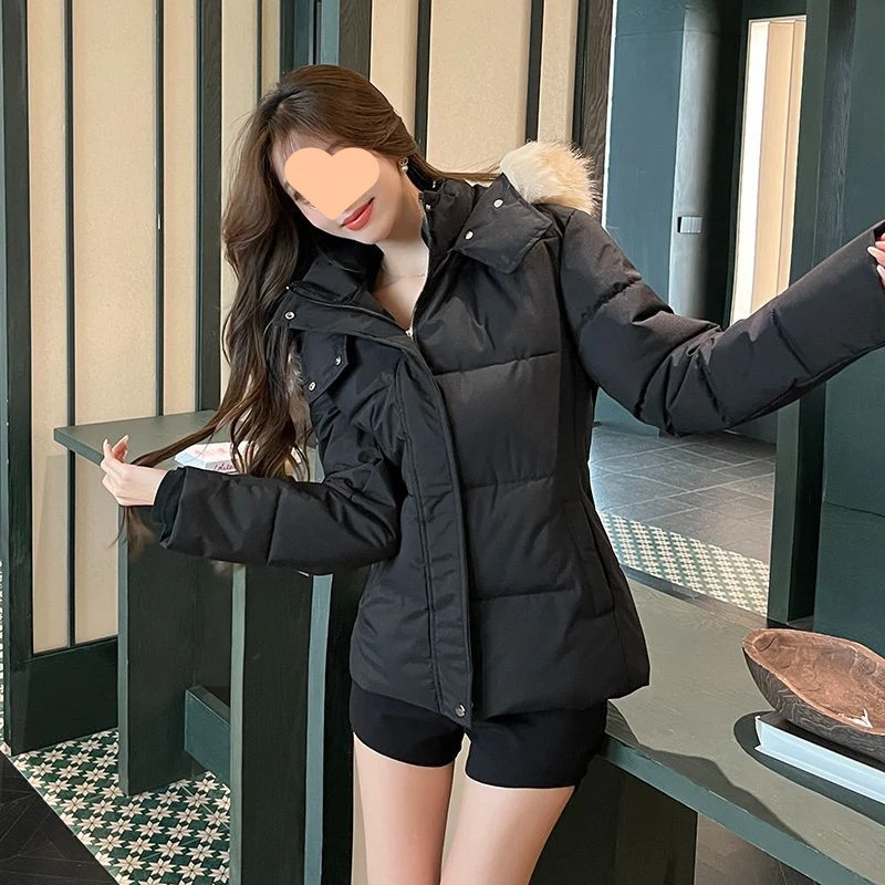 飞飞袖韩国东大门2025年羽绒棉服女棉服冬季韩版新款大毛领棉衣简