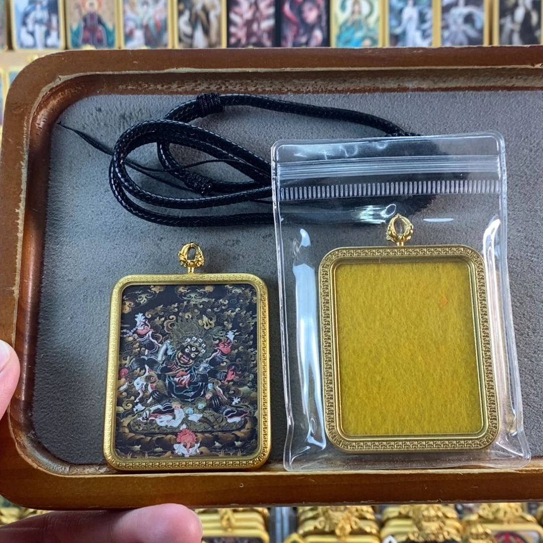 吊坠大黑天十相自在唐卡
