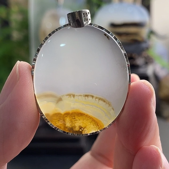 玛瑙/玉髓合金珠宝半成品