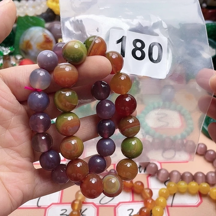 玛瑙/玉髓颈饰银S925镀金镶嵌麦****道