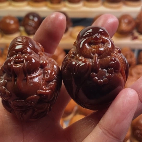 橄榄核手串/手链一**安财迷一对