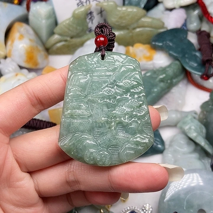 未镶嵌挂件翡翠翡翠