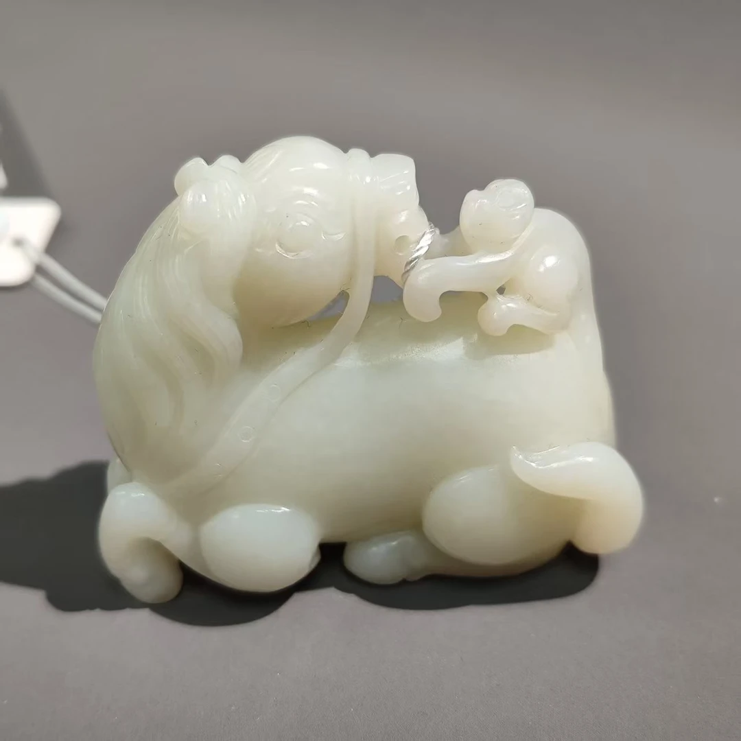 清代和田玉马上封侯1