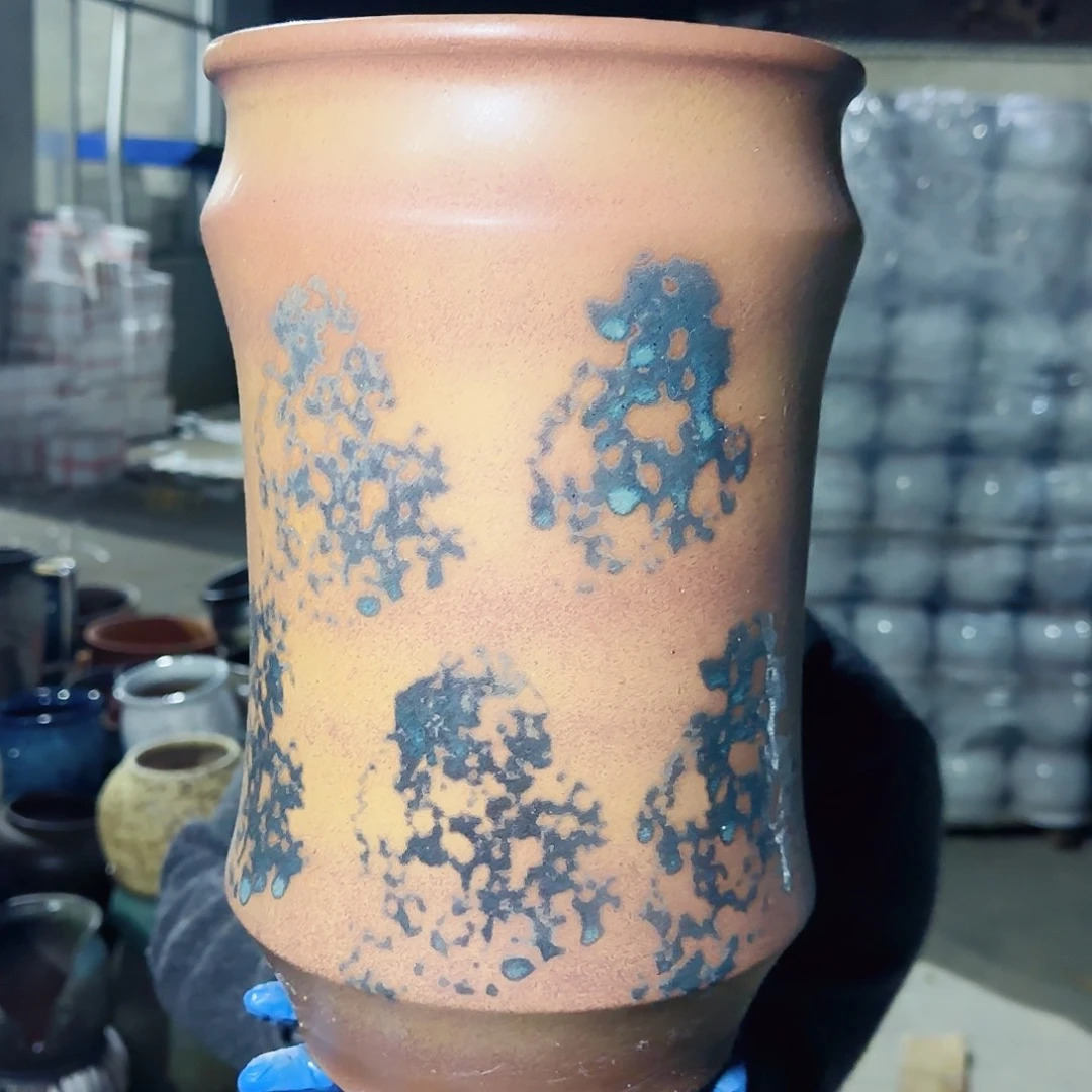 紫砂花盆高30口20