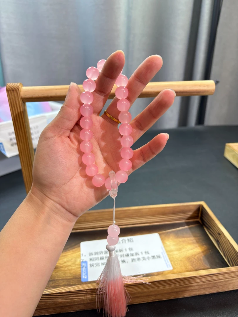 非金属玻璃手链 新中式琉璃时尚古风民族风手持手串百搭百搭复古