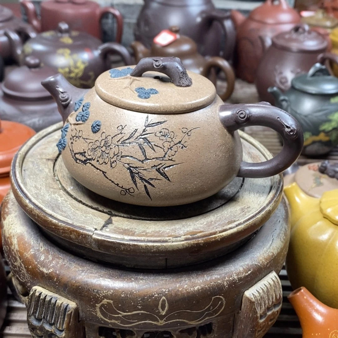 紫砂茶壶原矿手工115
