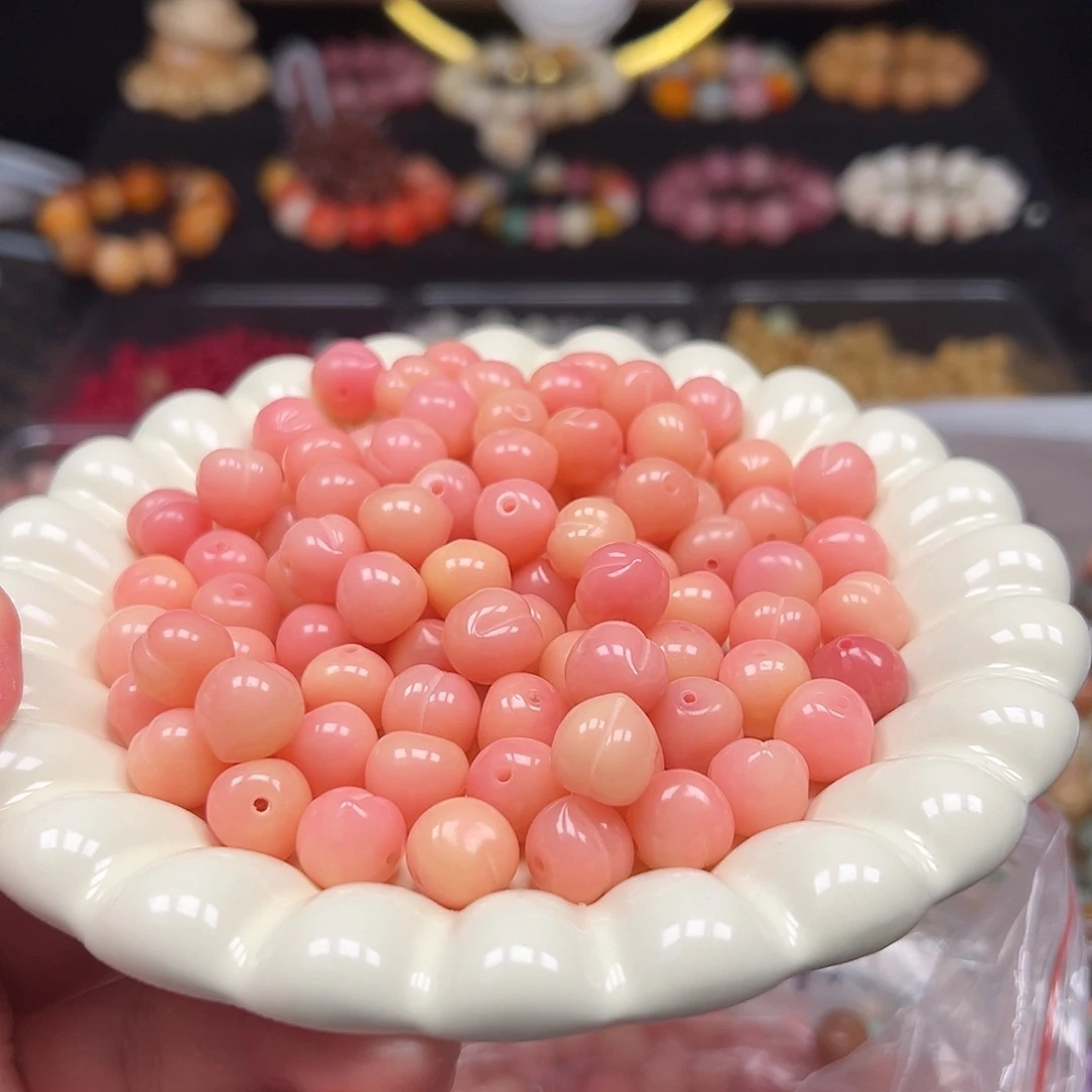 手串菩提根/象牙果卡12水蜜桃23颗