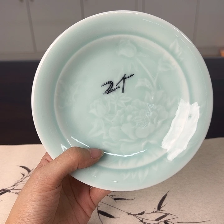 龙泉云间青瓷小米茶器