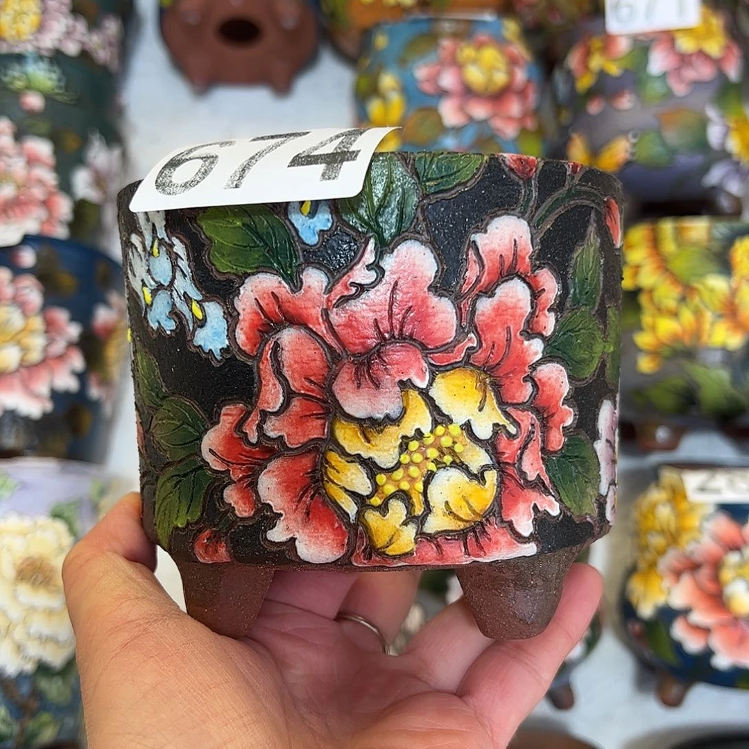 景德镇陶瓷花盆景德镇陶瓷花盆