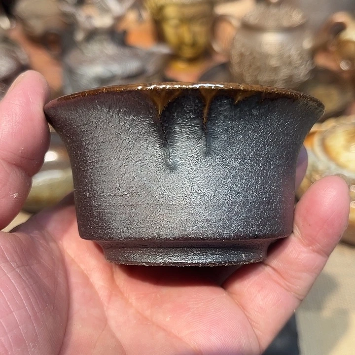 摆件柴烧裸烧茶具放漏189