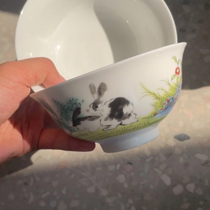 摆件景德镇高温细白瓷餐具默认微瑕