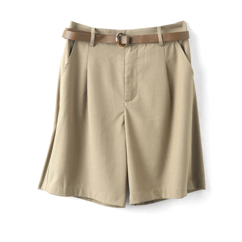 26371【木系列】宽松阔腿休闲短裤22123110K5