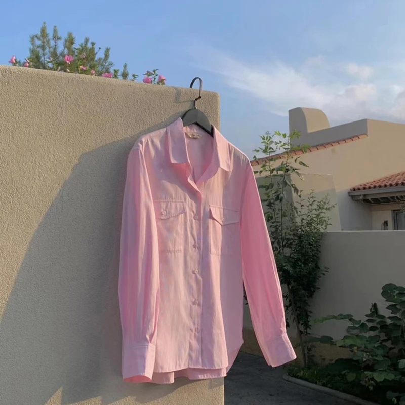 佳佳【大主推衬衫系列】早秋气质衬衣女时尚慵懒风上衣 MC222102