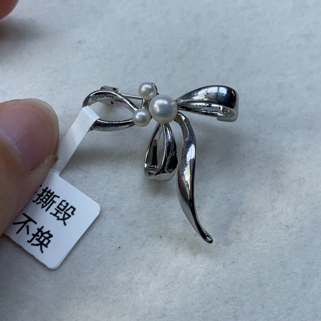 淡水珍珠胸针合金福利201