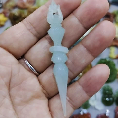 蛇纹石玉未镶嵌挂件