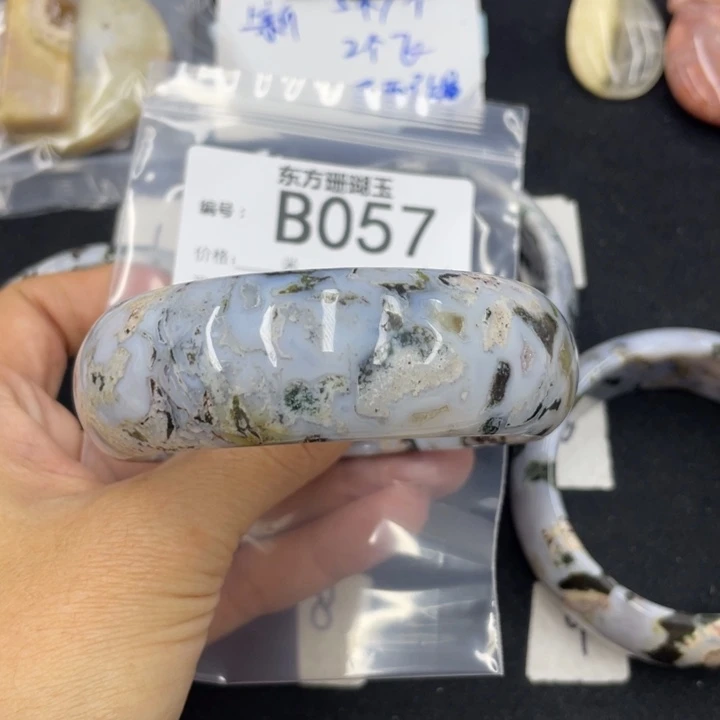 硅化珊瑚（珊瑚玉）颈饰合金摆***?