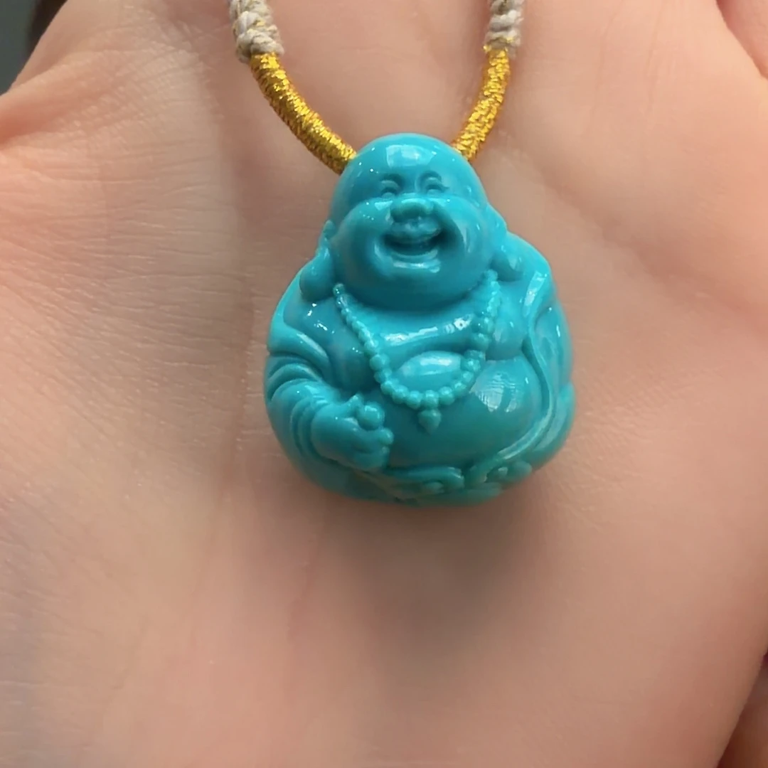 绿松石未镶嵌颈饰